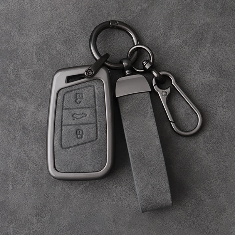 

Alloy Car Key Case Cover for Volkswagen VW Passat B6 B7 B8 CC Magotan GTE Skoda Fabia Superb Kodiaq A7 Car Key Shell Accessories