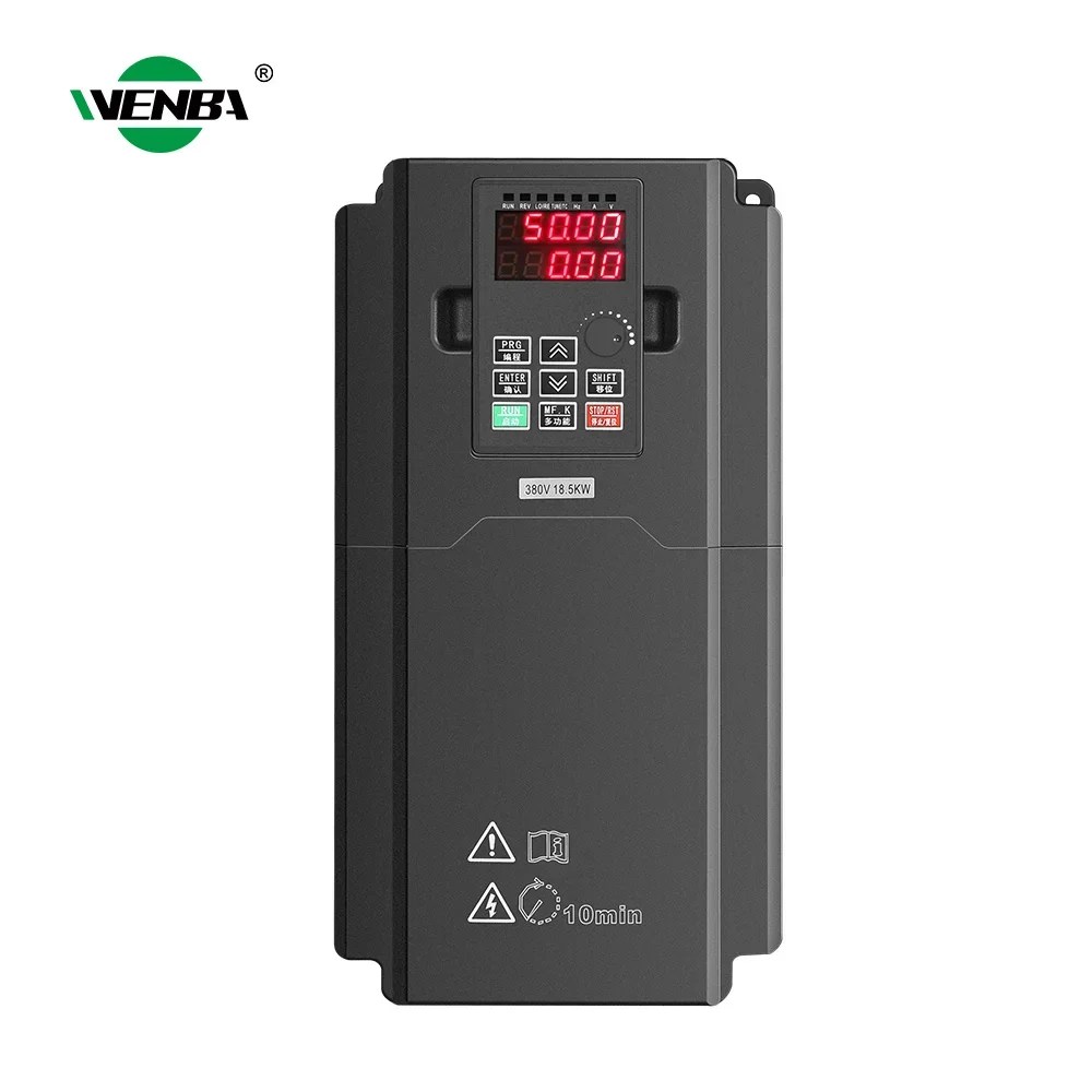 

WENBA high quality vfd 220V single phase to three phase 380V 30kw/37kw/45kw/55kw frequency converter