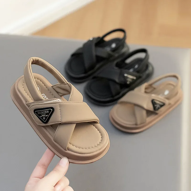 Children Shoe Summer Beach Sandals 2023 Korean Edition Girls Roman Sandal Kid Sandles Breathable Kid Shoe for Girl Zapatos Niña