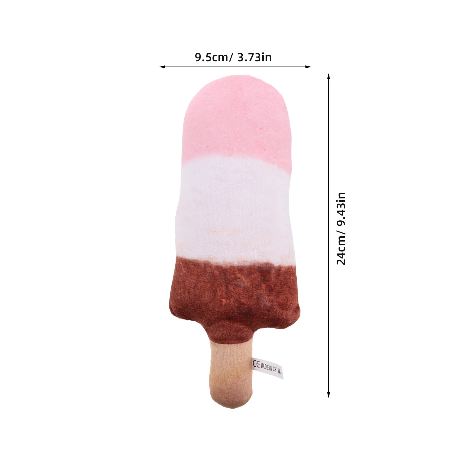 وسادة آيس كريم واقعية وسادة رمي زخرفية لطيفة لغرفة المعيشة وغرفة النوم نافذة عرض منتج ديكور منزلي ممتع