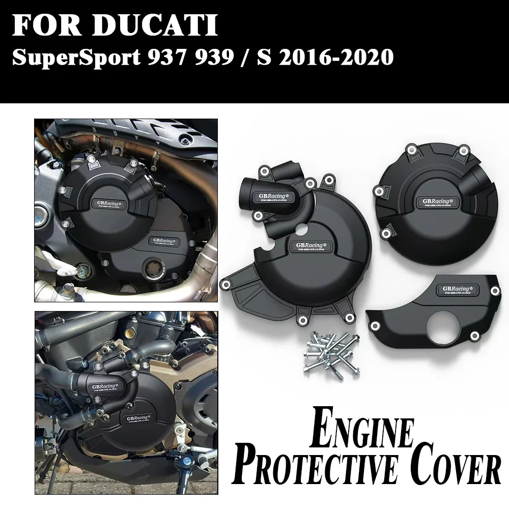 

For GBRacing Motorcycles Engine Protection Cover For DUCATI SuperSport 937 939/S 2016 2017 2018 2019 2020