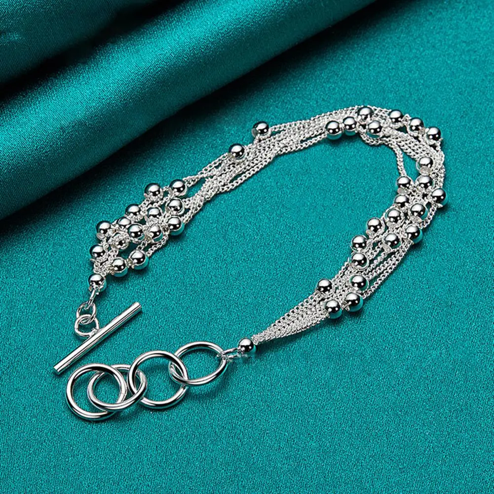 جديد متعدد الطبقات الكفة الأساور للنساء الفولاذ المقاوم للصدأ مطرز الذهب مطلي جولة معصمه النساء أساور سحر المجوهرات هدية #3