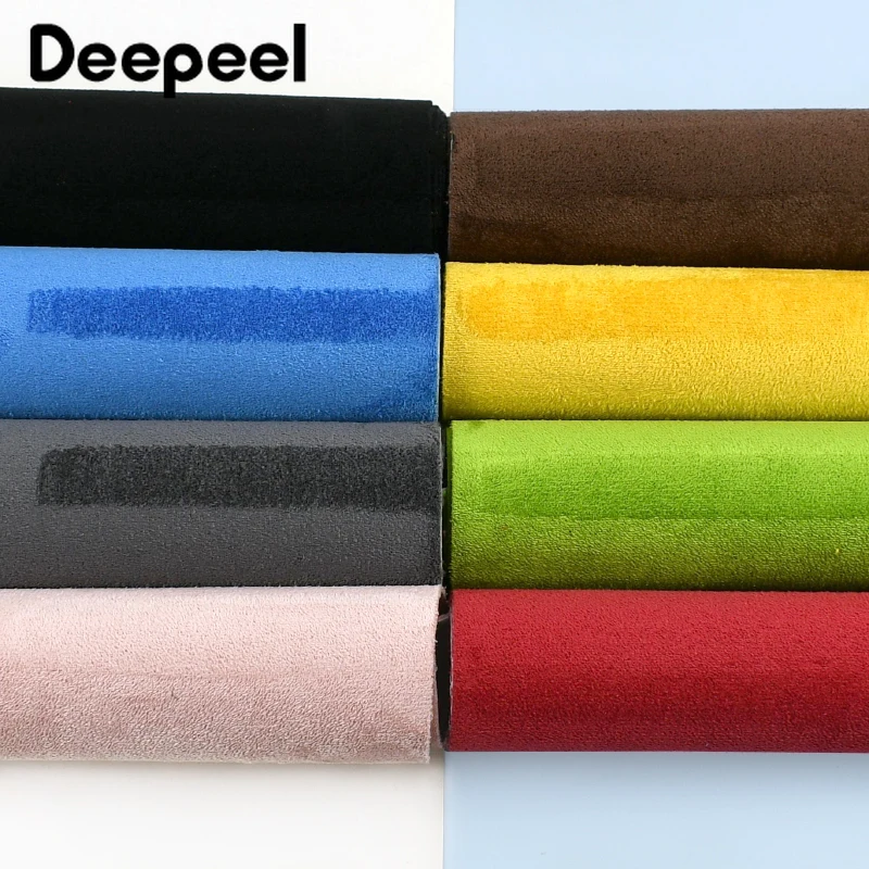 

50/100*143cm 0.8mm Thick Suede Self-adhesive Fabric for Car Interior Decor Velvet Cloth Self Adhesive Fabrics Crafts Accessories