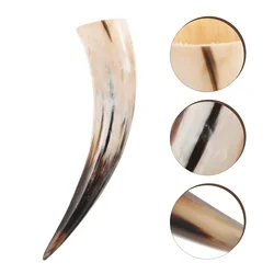 Natural Cow Horn Flower Vase Rustic Wall Mounted Home Decor Bull Horns Horn Wall Art Figurines Miniatures nament Interior