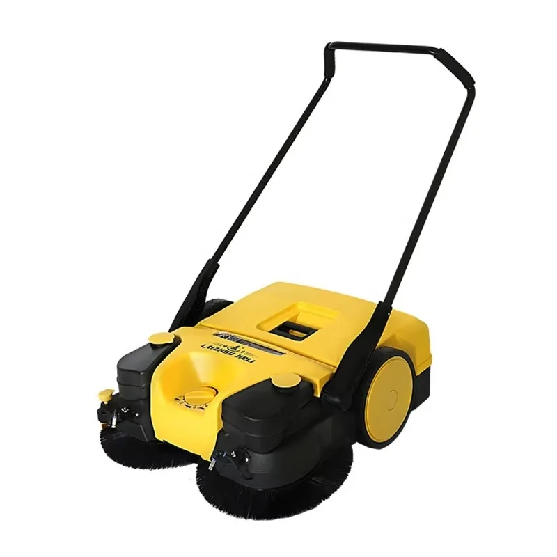 

780E 780mm Sweeping Sidth Walk Behind Rechargeable Battery Electricity Power Dust Water Spraying Street City Cleaning Sweeper