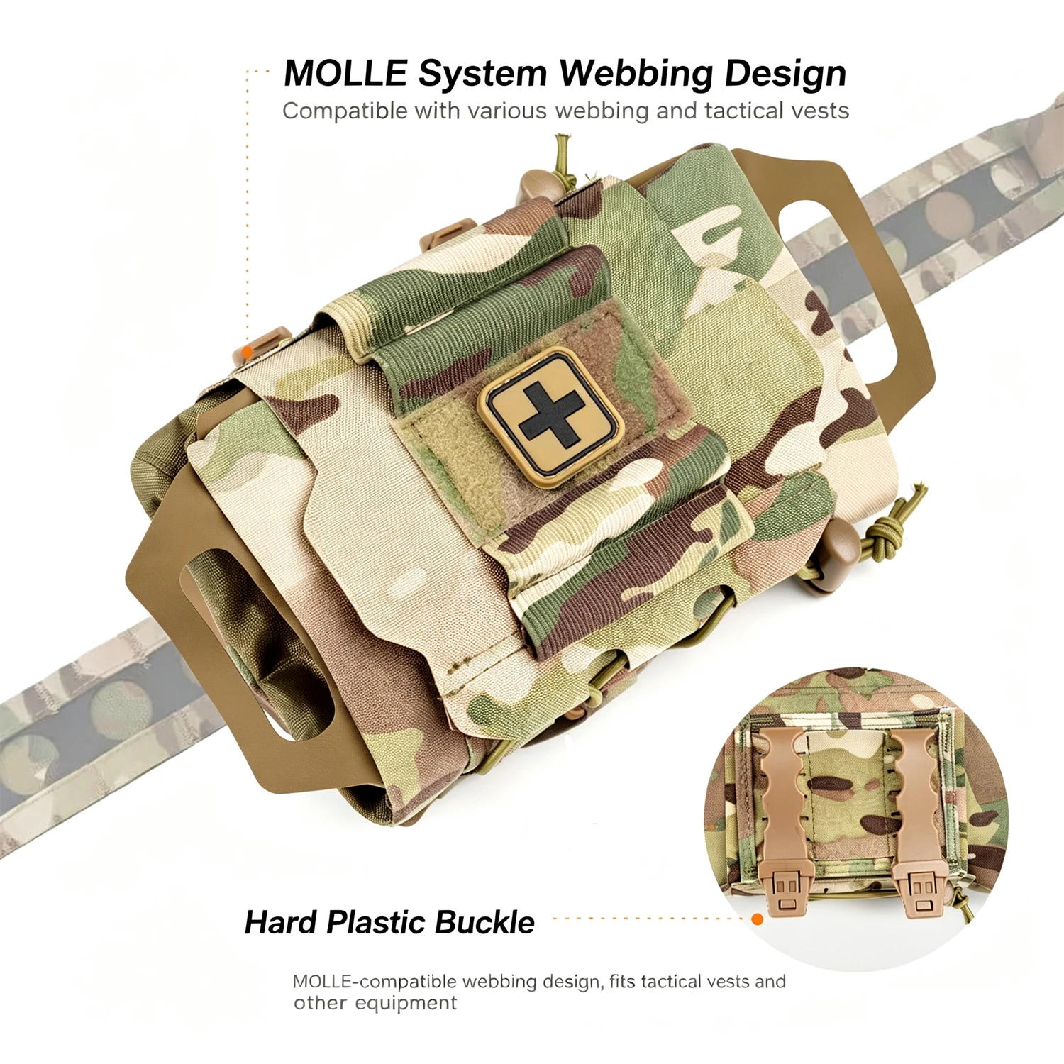 กระเป๋าแพทย์ IFAK แบบ MOLLE สำ - First Aid Kit Camping บทวิจารณ์และราคา