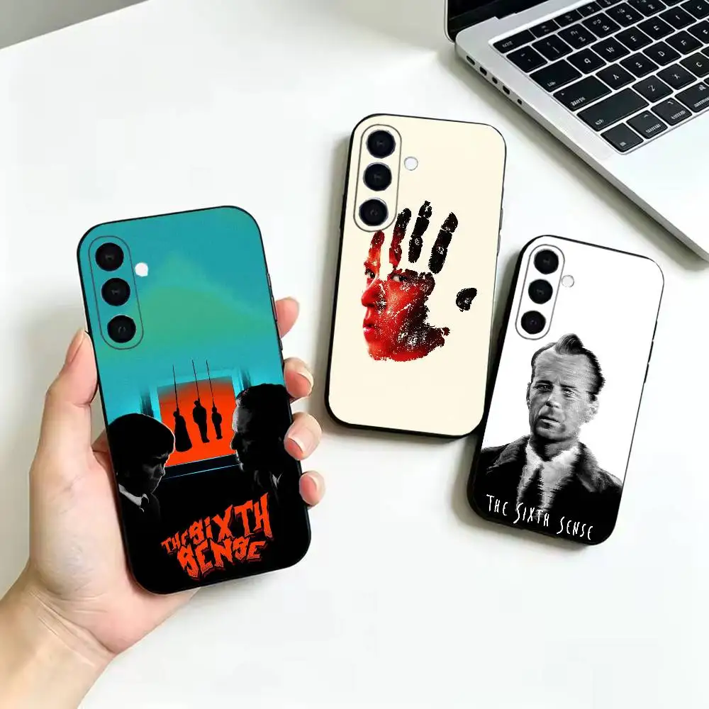 Movie The S-Sixth Sense Soft Black Cover, Fit for Samsung Galaxy A02S,A12,A22,A32,A42,A52,A21S,A31,A41,A51,A71,A72,A73,A30S