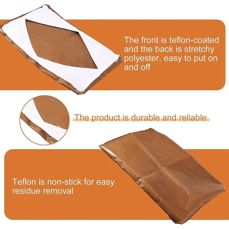 Cubierta de envoltura para prensa de calor, resistente al calor, reutilizable, 16X20 pulgadas, 2 unidades
