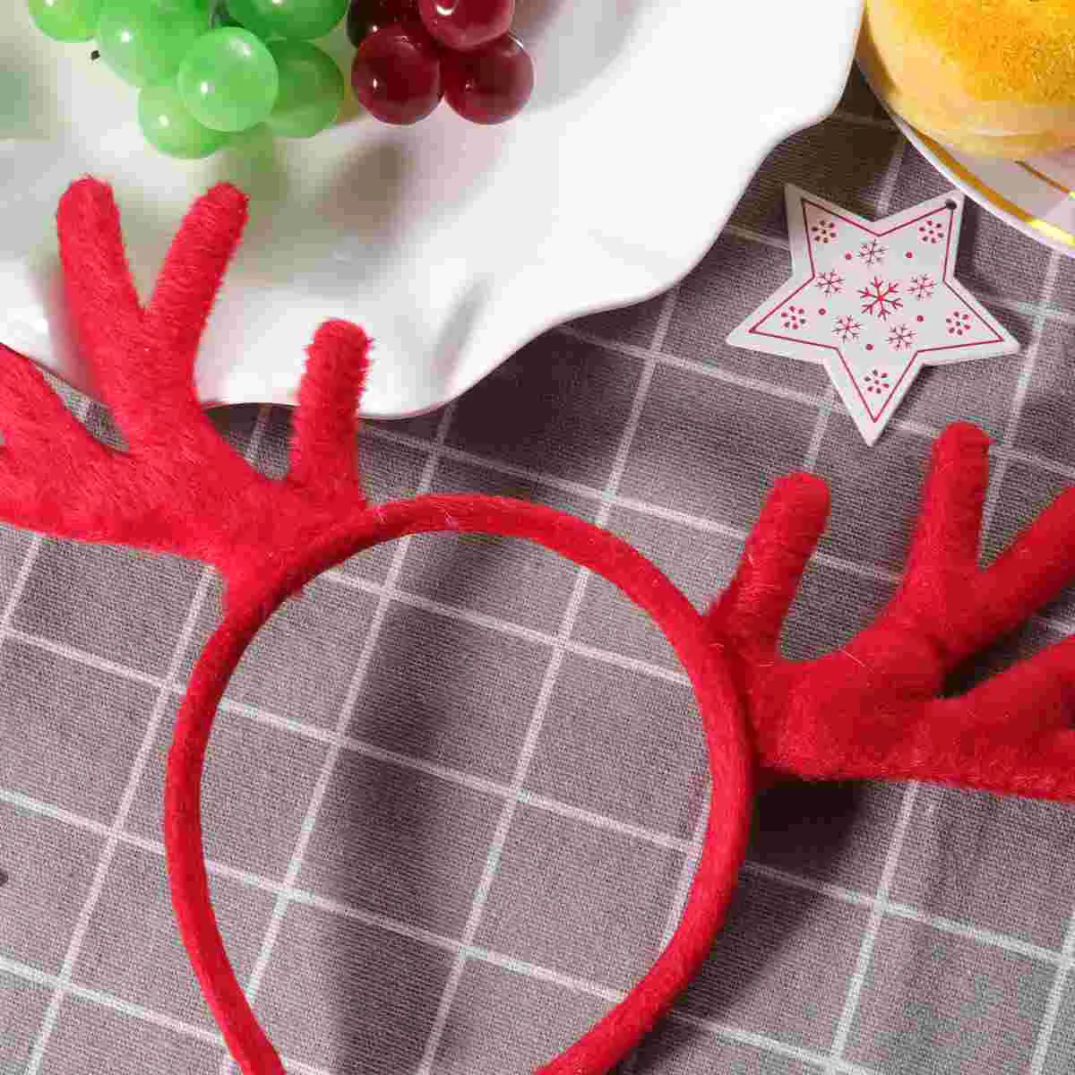 Antler Hair Accessary Headband Prop Faixas de Natal Aros Trajes de Halloween para Adultos