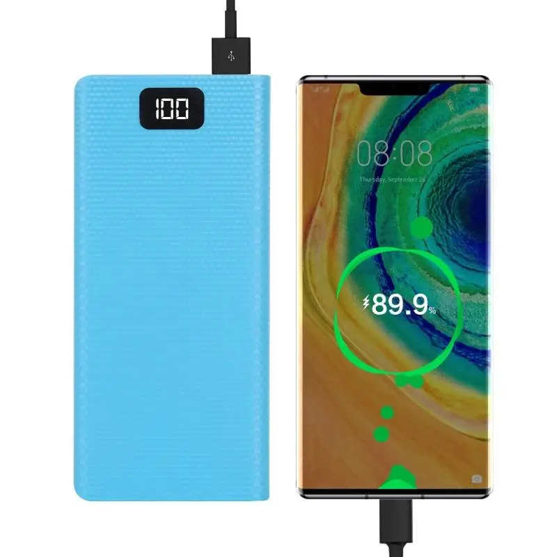 DIY 8*18650 Battery Power Bank Case Charge Storage Box 5V Dual USB Type C Battery Holder Box PD QC3.0 Fast Charge For Phone· view 5