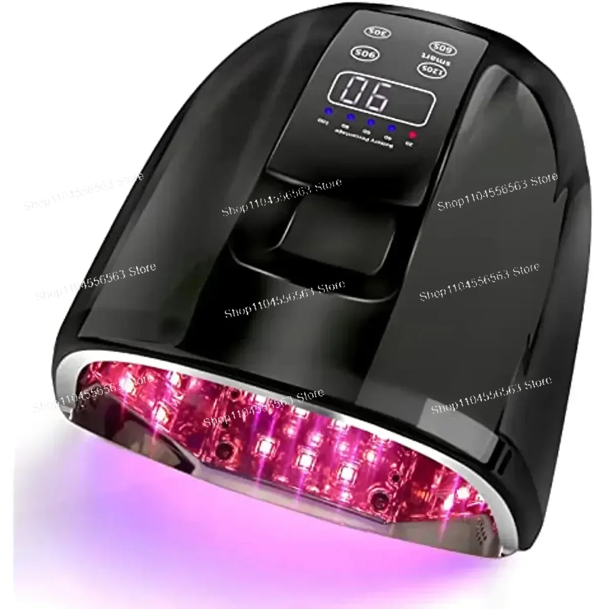 

90W Rechargeable Nail Lamp with Mirror Bottom Cordless LED Light for Acrylic Nails Manicure Machine Wireless Nail UV LED Lamp