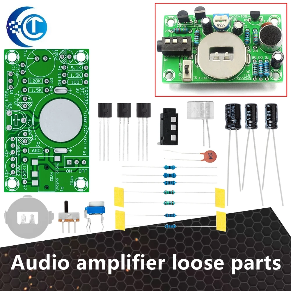 Audio Amplifier Loose Parts-Hearing Aid Kit DIY!practical training and teaching competition DIY,interest in making loose parts