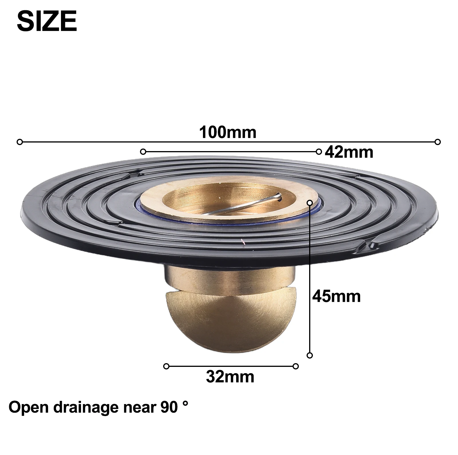 Brass Floor Drain Core Fast Drainage Odor And Insect Proof Drain Sink Strainer Shower Backflow Preventer Filter Plug