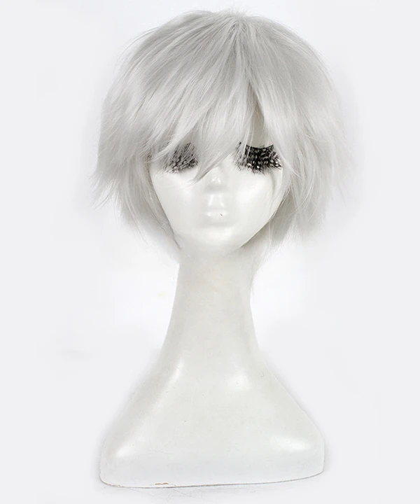 Axis Powers Hetalia Germany Gilbert Beilschmidt Silver Cosplay Synthetic Wig