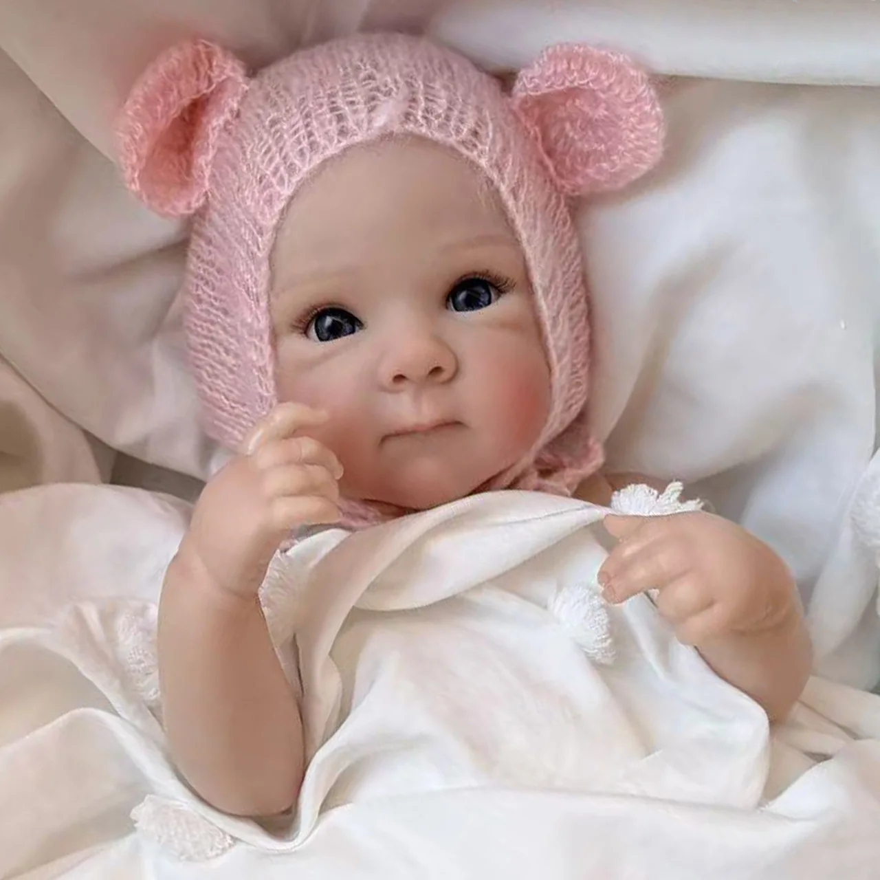 

18-дюймовая полностью виниловая кукла-девочка Бетти, реалистичная кукла-реборн, многослойная роспись, 3D-кожа с видимыми венами