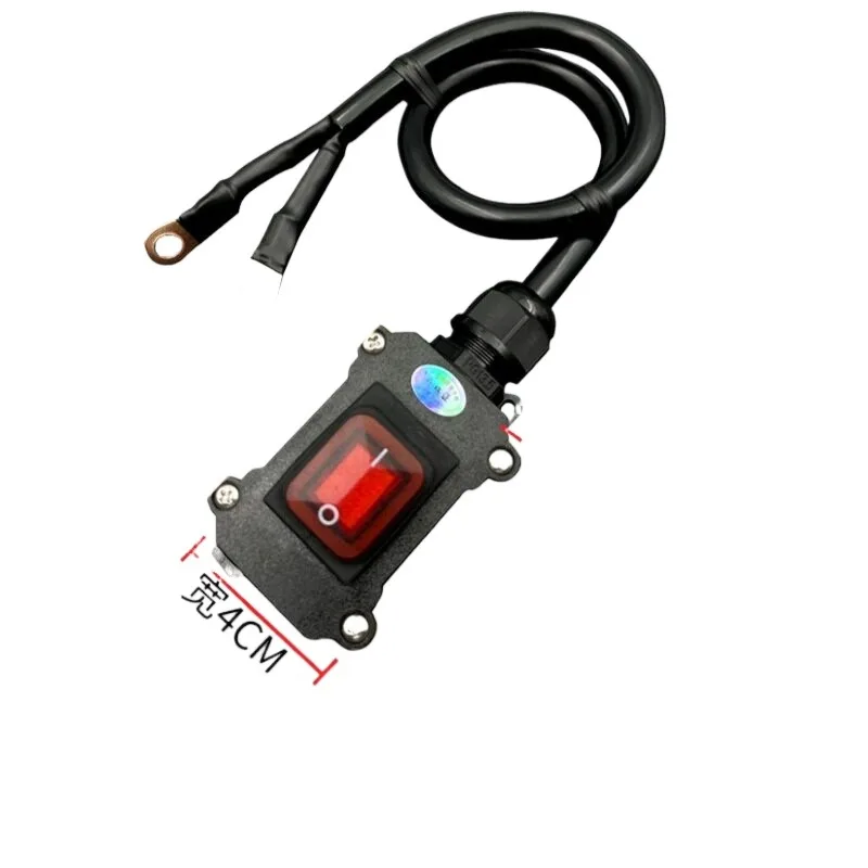 For Truck Air Conditioner 12V Waterproof DC Switch Power Supply Modified Fire Line 24V Positive Truck Light with Oil  Switch