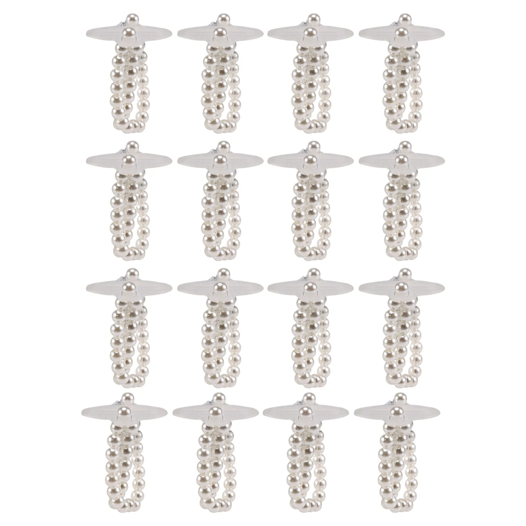 16 pçs elástico pérola faixas de pulso corsage acessórios pulso casamento diy flores artificiais decoração para casamento festa na praia sq