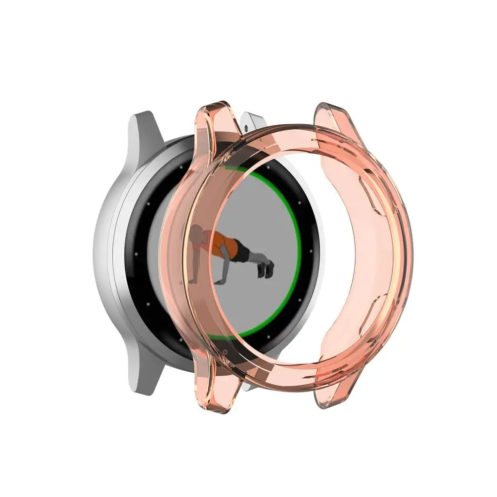 Soft Case Protector Frame para Garmin Venu 2 e 2S Smartwatch, capa protetora para Garmin Vivoactive 4S e 4, Watch Cases Shell