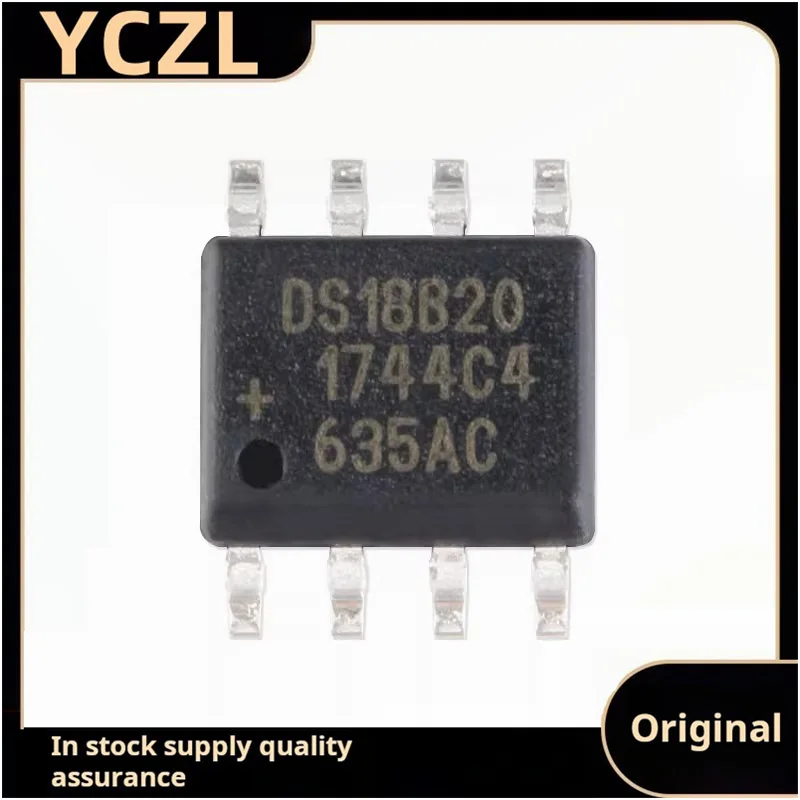 5PCS DS18B20Z+T&R SOIC8 programmable digital thermostat/temperature sensor original authentic patch