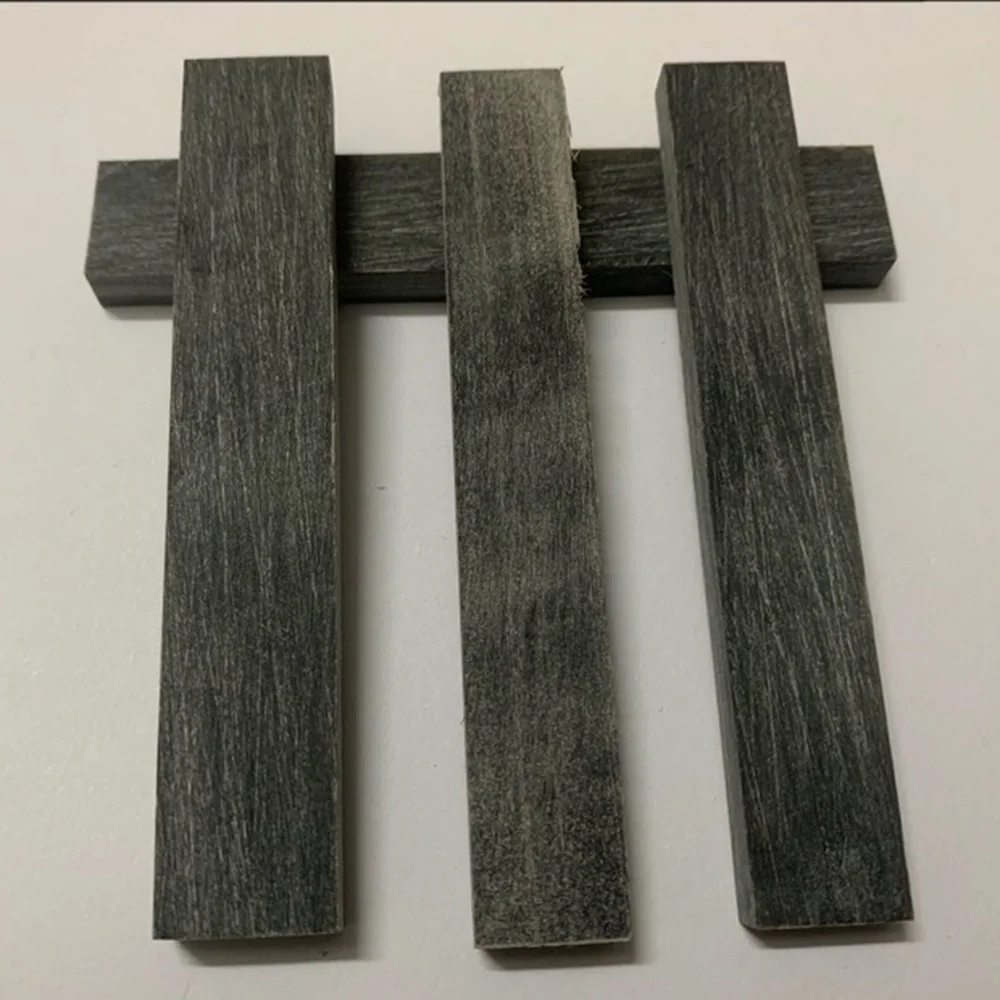 2pcs DIY knife Handle Material Black Buffalo Horn Slice Plate 2,3,4,5,6,7 mm Thickness Various Handicraft Carving Inlaying