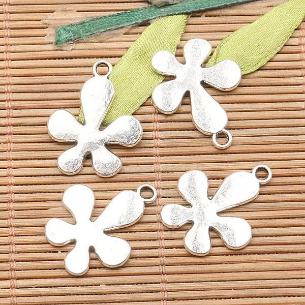 

10pcs 24*18mm Tibetan Silver Color Leaf Charms H3295 Charms for Jewelry Making