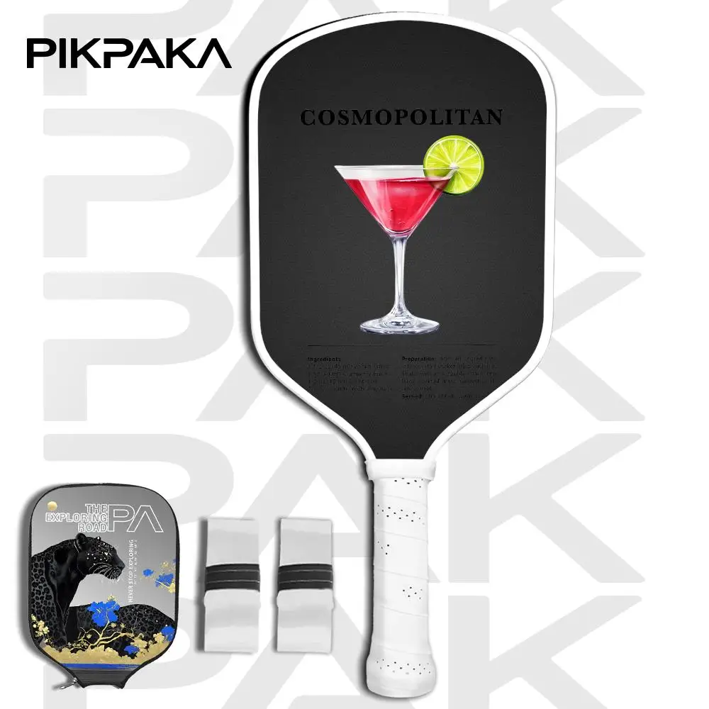 Розовое c-Cocktail Art Pickleball Paddle T700
