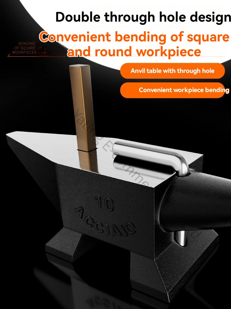 New 10kg Heavy Duty Cushion Anvil, Old Style Iron Pier, Blacksmith Making Gold Iron Tools, Steel Anvil, Fitter, Anvi