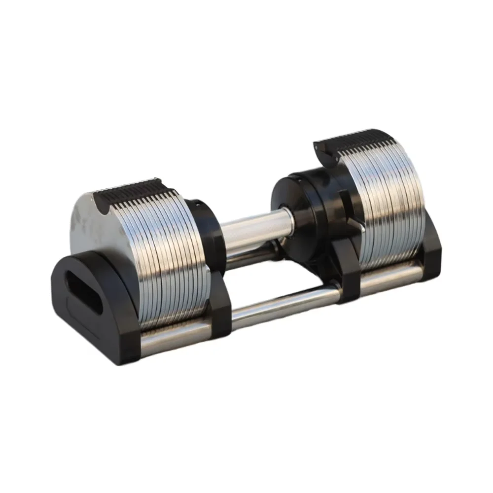 

Adjustable Steel Dumbbells 1kg Increment Custom Weight Features for Home Fitness & Strength Arm Workout