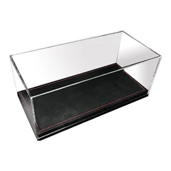 Hot Acrylic Display case for car model show case With black PU Leather Base For 1/18 RC Car toys FOR RC Trucks Models Collection