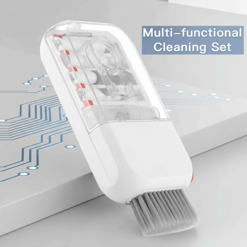 14 in 1 Electronic Cleaning Set Screen Cleaning Bracket Design Keyboard Cleaner Kit Multipurpose Portable