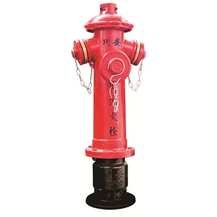 Water Supply System OEM ODM 1.6MPA Cast Iron 2 Way 3 Way Outdoor Pillar Fire Hydrant