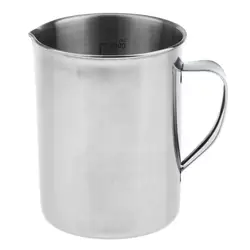 Large Stainless Steel Cocktail Measuring Jug Cup for - 500ml/1L