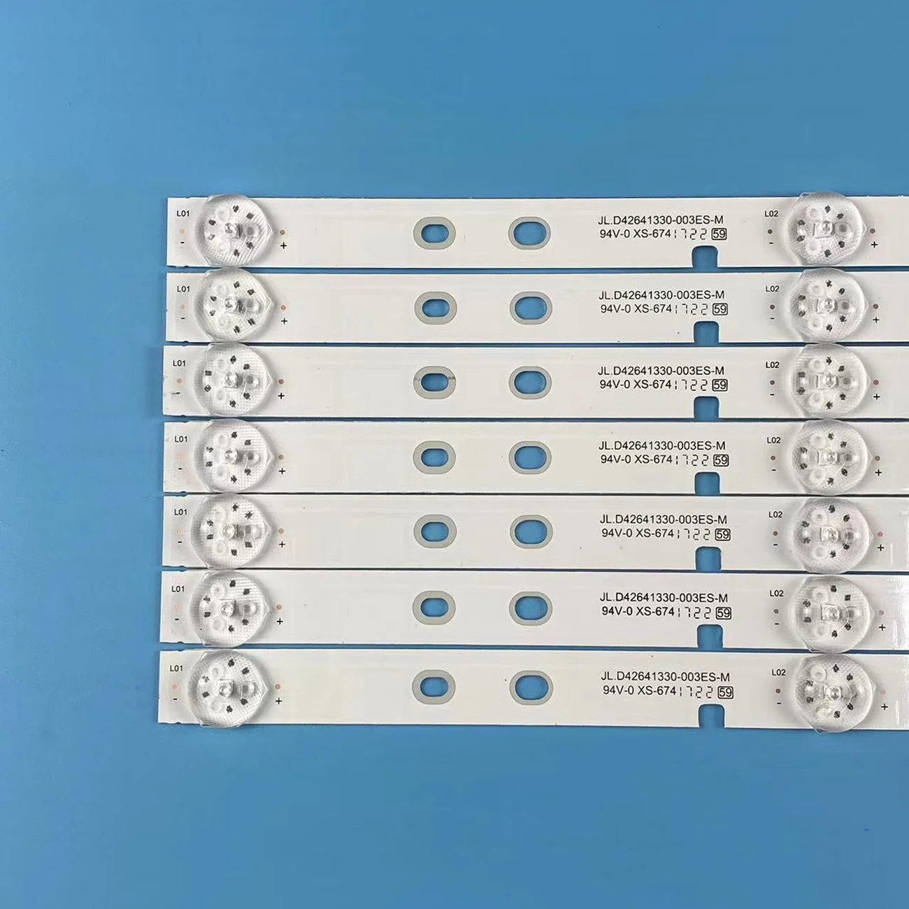 Imagem -02 - Faixa de Retroiluminação Led para Hisense Svh420ab2 Svh420ab3 43h7c 43h7c2