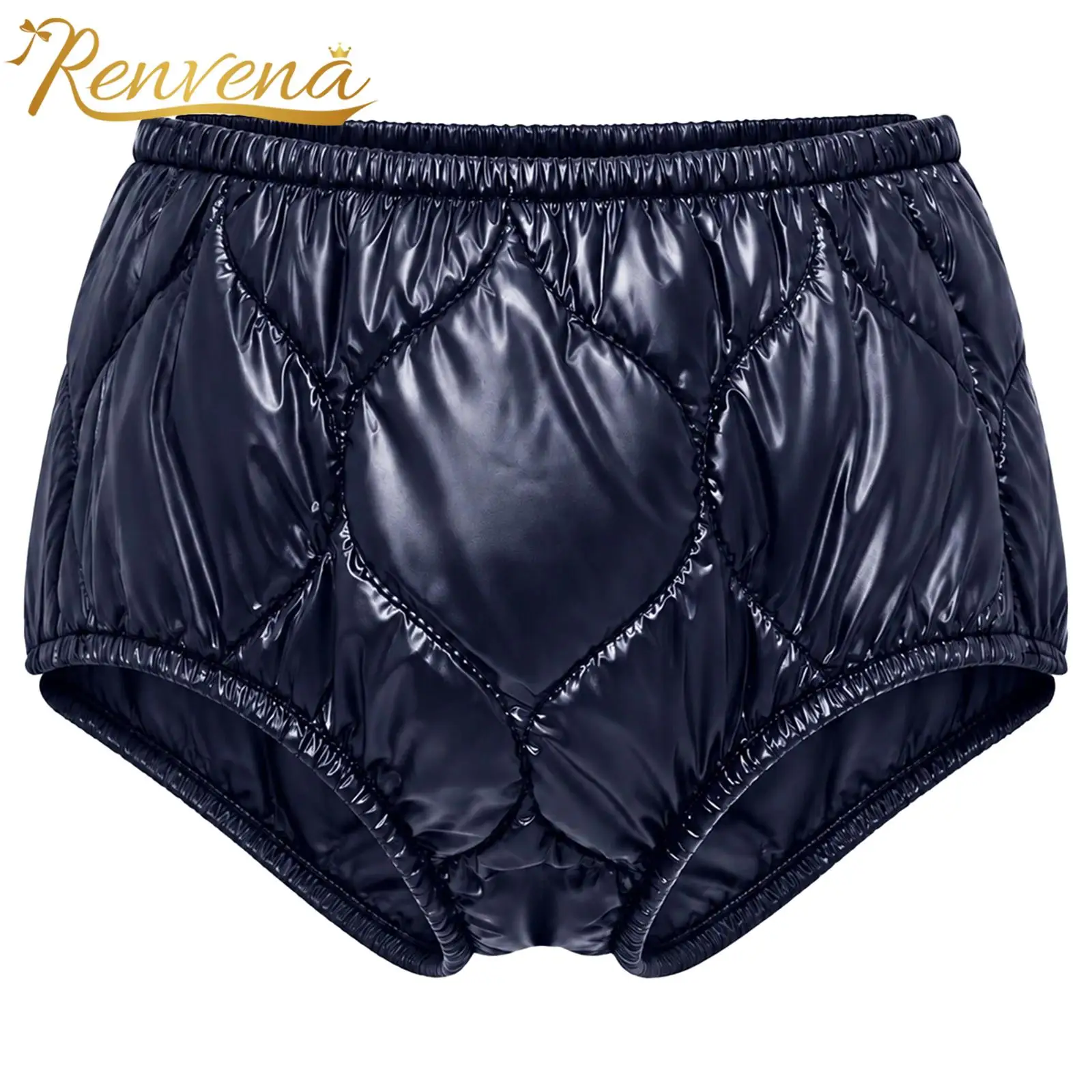 Kids Boys Girls Padded Briefs Water Resistant Sides Hook-and-loop Closure Panties Elastic Waistband Underwear Diaper Cover