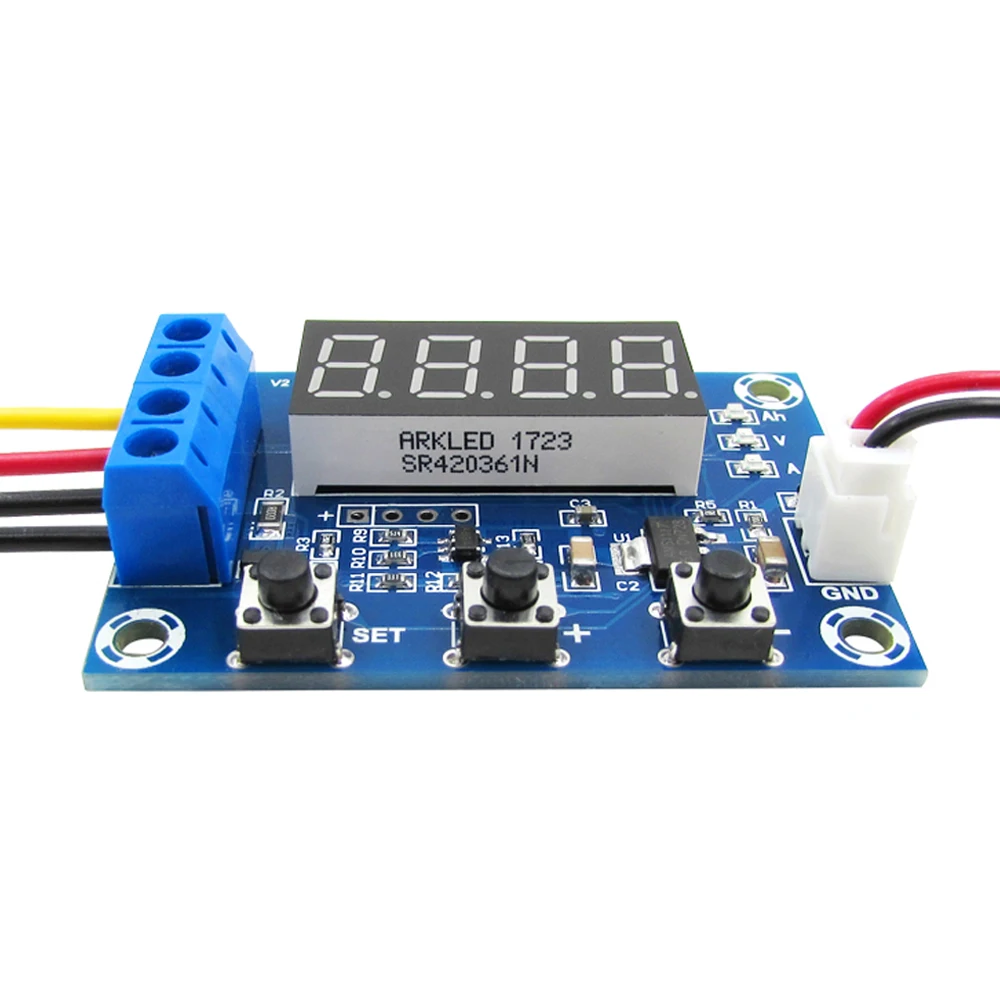 

XH-M354 Digital Battery Capacity Tester DC7-15V Lithium Li-ion Battery Real Capacity Ampere Hour AH Measurement Board with Cable