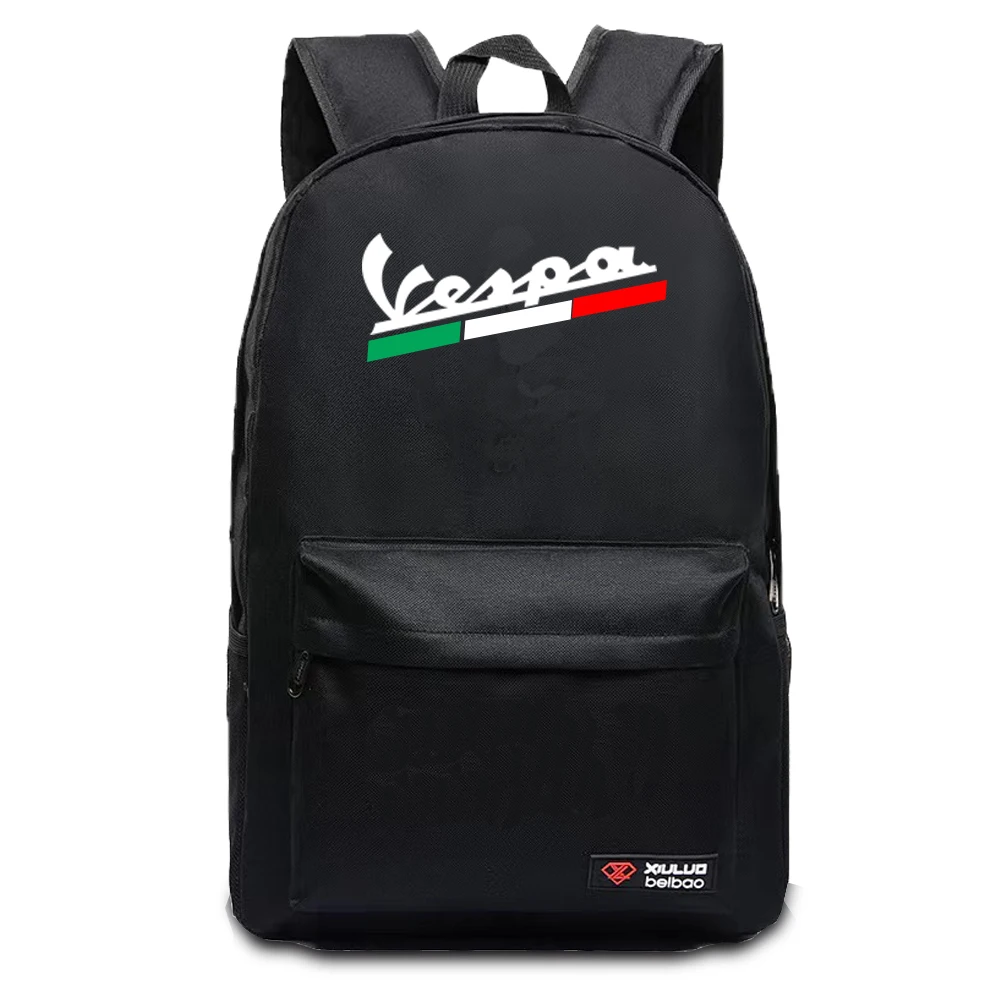 

For Vespa Motorcycle 2023 new men's leisure backpack computer notebook multi-function car Motorcycle