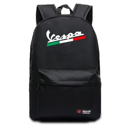 For Vespa Motorcycle 2023 new men's leisure backpack computer notebook multi-function car Motorcycle