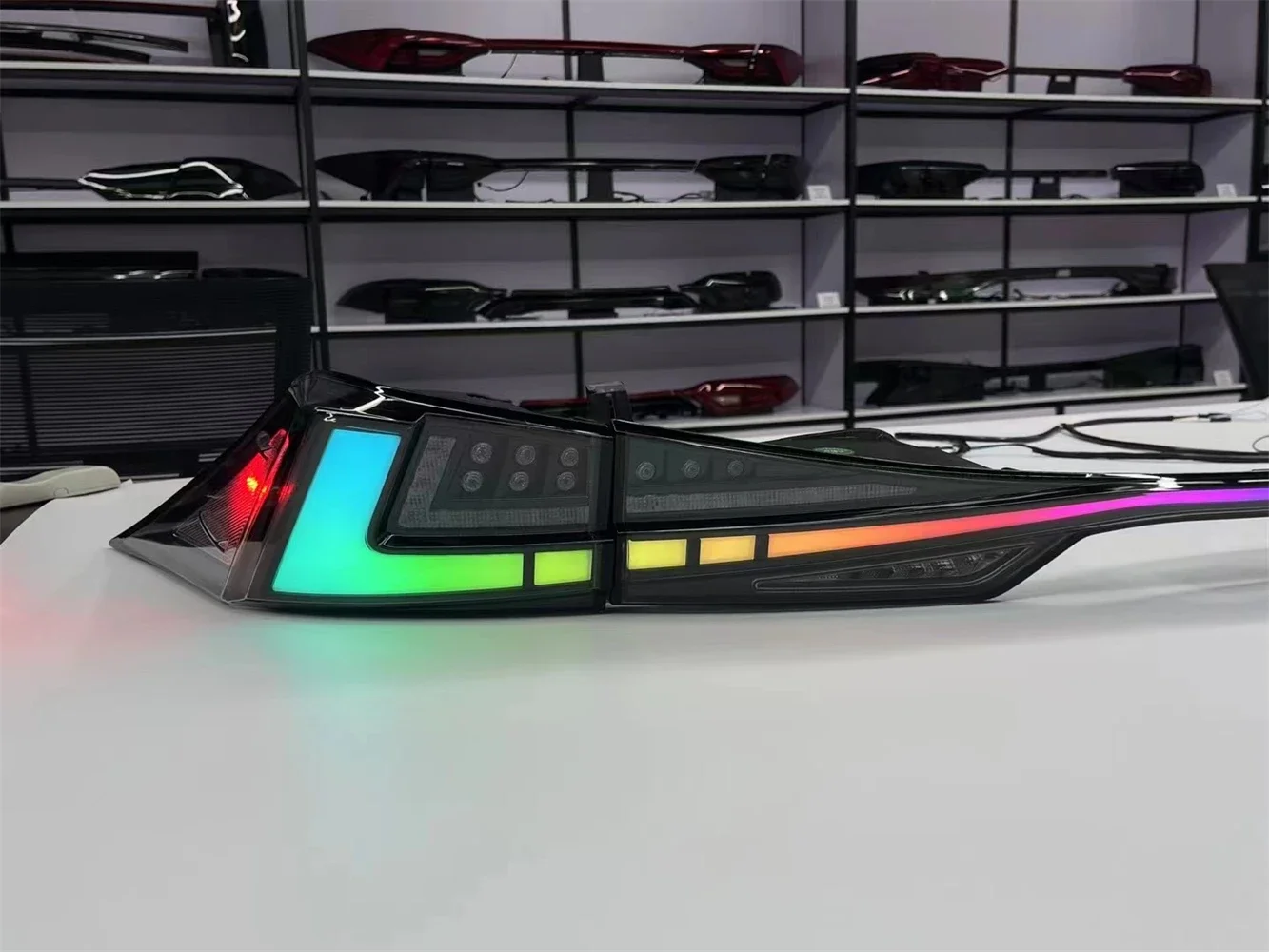 Car led Tail light Assembly For 13-21 Lexus IS rear lamp turn signal brake Reverse RGB