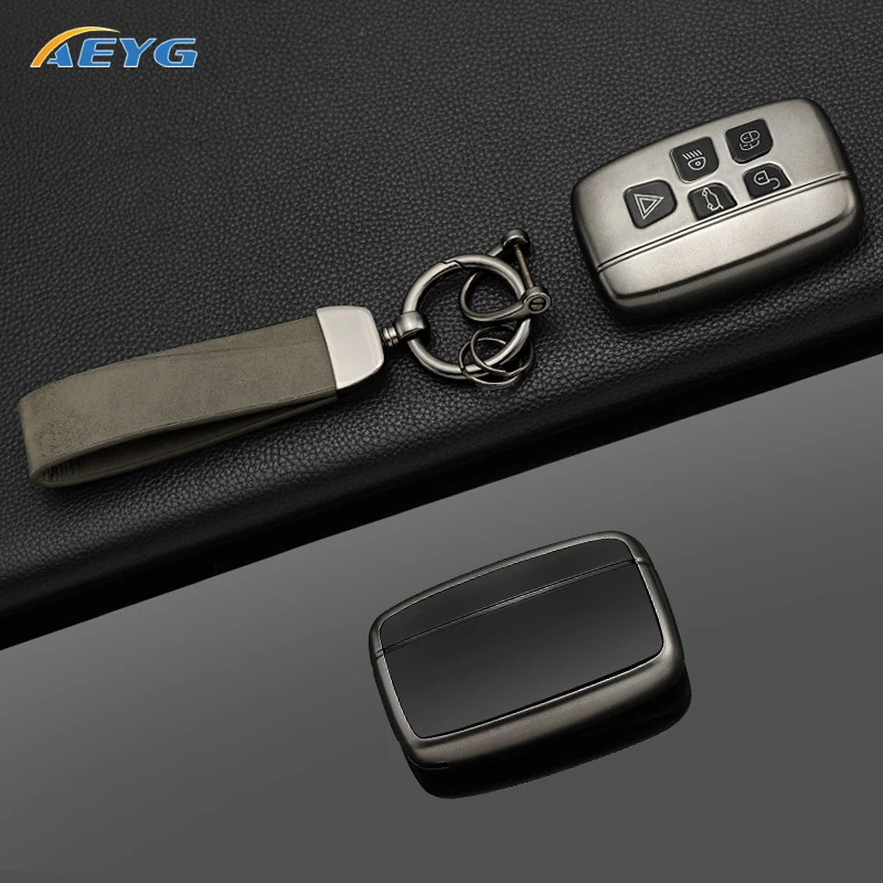 Car Key Case Shell For Land Rover Range Rover Evoque Sport Freelander Discovery Velar For Jaguar XE XF XJ key chain Accessories