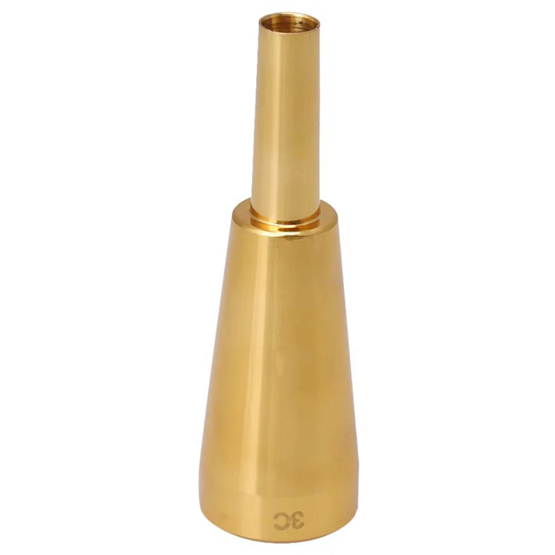 XFDZ-2X 3C Trumpet Mouthpiece Gold Meg Metal Trumpet For Yamaha Or Bach Conn And King Trumpet C Trumpet