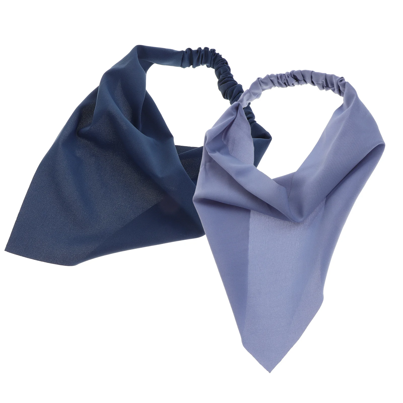 

2Pcs Elastic Triangle Head Scarf Headband Lightweight Soft Bandana Hair Scarf for Women Casual Formal Fashion Headbands