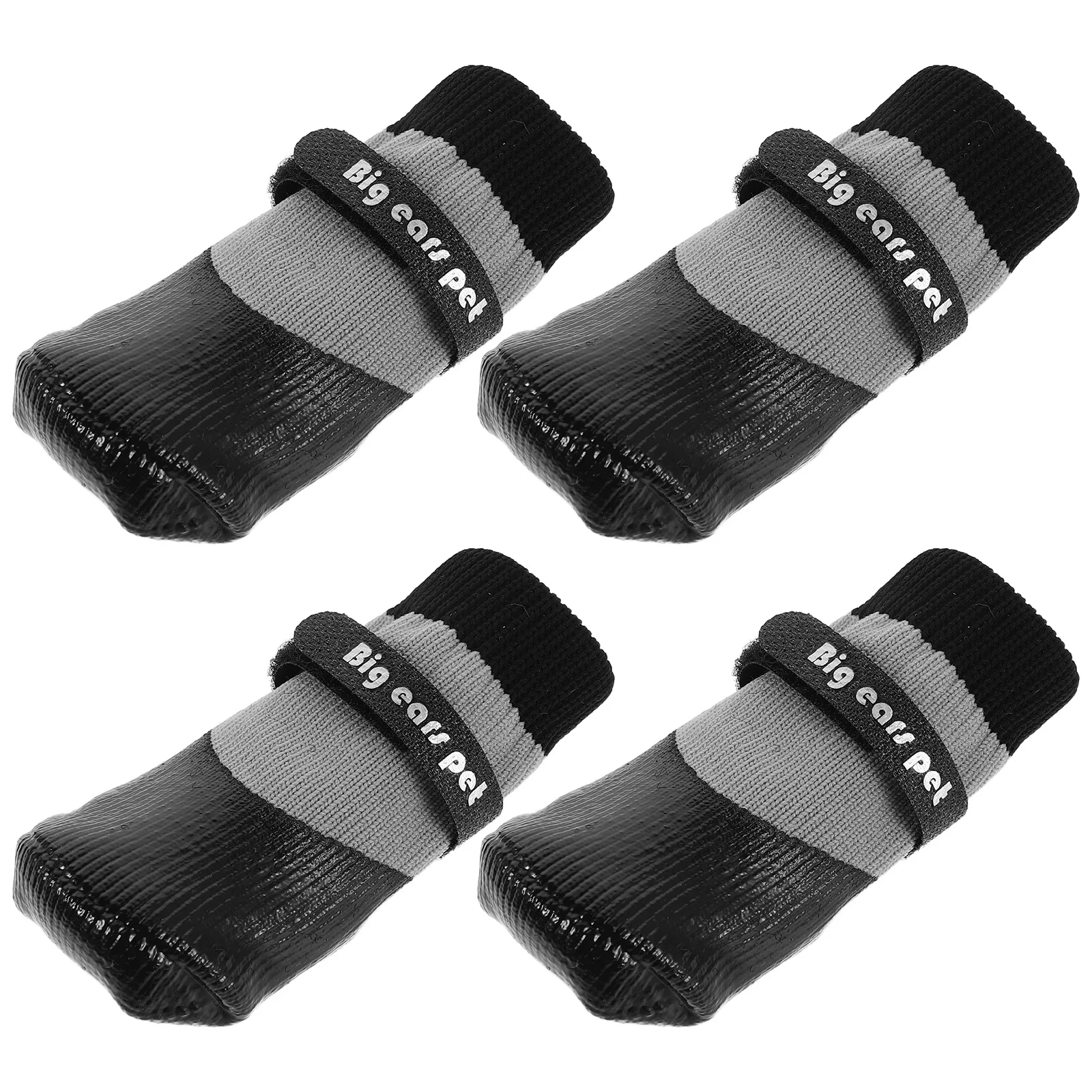 

4Pcs Pet Paw Protector Shoes Anti-Scratch Waterproof Dog Booties Cat Socks Soft Warm Nail Trimming Grooming Feeding Bathing