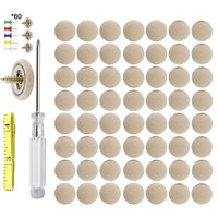60pcs Car Headliner Repair Buckle Kit Car Roof Repair Rivets Button Universal Auto Ceiling Snap Rivet With Installation Tool