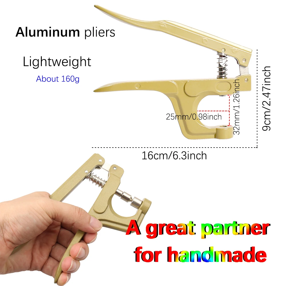 Металлические застежки-кнопки, наборы пуговиц с застежкой, монтажные плоскогубцы, швейные аксессуары для одежды, куртки, кожаного ремесла