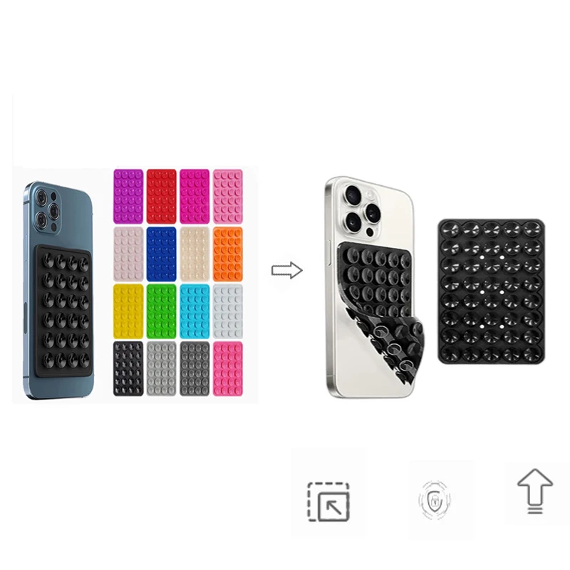 

Многофункциональная силиконовая присоска для телефона, держатель для детской чаши, нижний держатель, 40 шт., съемный настенный кронштейн без помощи рук, присоска