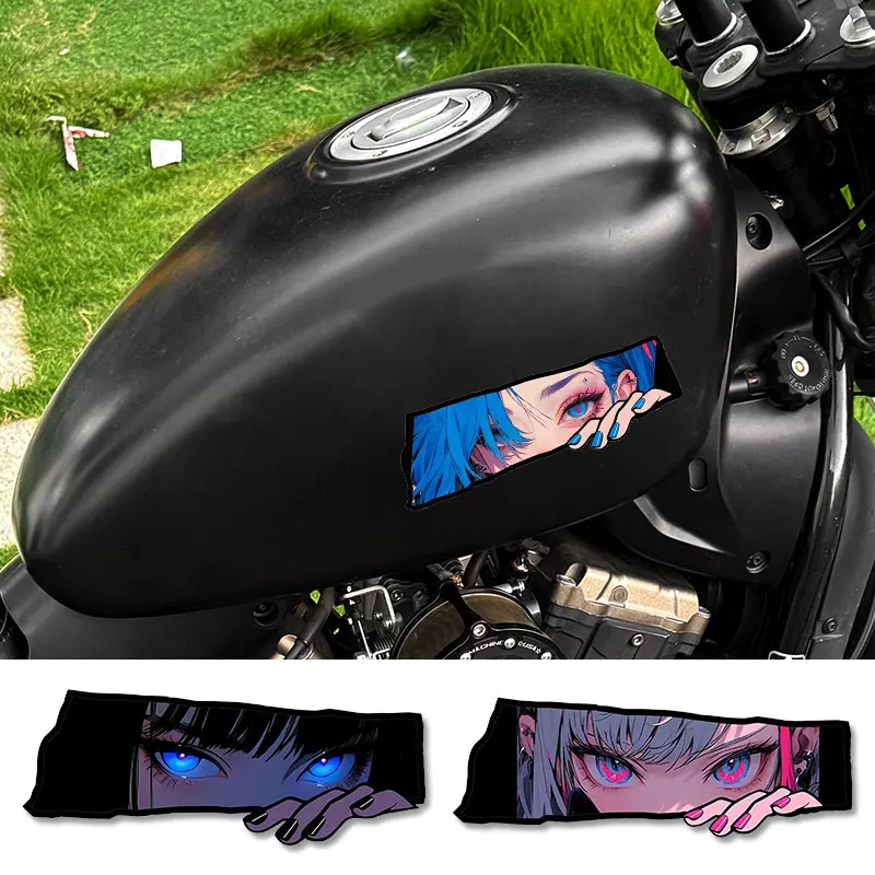 

1PC Anime Cartoon Motorcycle Sticker Waterproof JDM Vinyl Decal for Motorbike Fuel Tank Helmet Box Scooter Body Laptop DIY