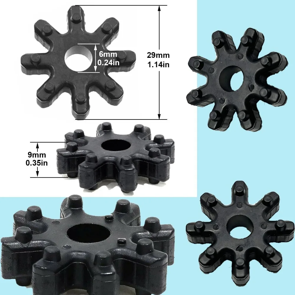 8pcs Flexible Coupling for Hyundai Kia 56315-2K000FFF Steering Shaft Steering Column Gear Rubber Pad - view 2