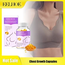 EELHOE Chest Care Capsules Promote Growth Firm Skin Improving Sagging Increase Sexy Quick Absorption Plump Chest Lifting Capsule