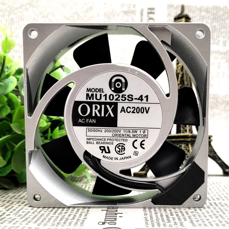 Japanese East ORIXMU1025S-41 Ac200v 104*104 * 25MM Aluminum Frame AC Fan