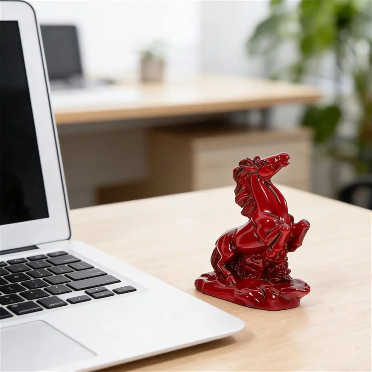 A67T NEW Horse Figurines Home Decor Red Chinese New Year Cultural Ornament Horse Home Decor for Adults Men Women Family Friends